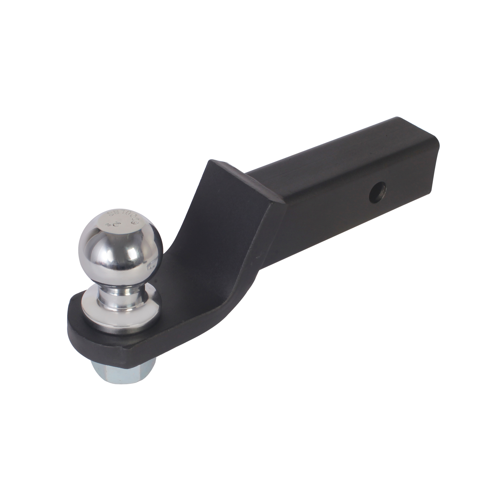 Trailer Valet Blackout Ball Mount – 5,000 lbs Capacity, 2 inch Ball, 2 inch Drop, High Strength Steel, Wrinkle Black Finish, Class III, 2 inch Shank – Model BSDH0010